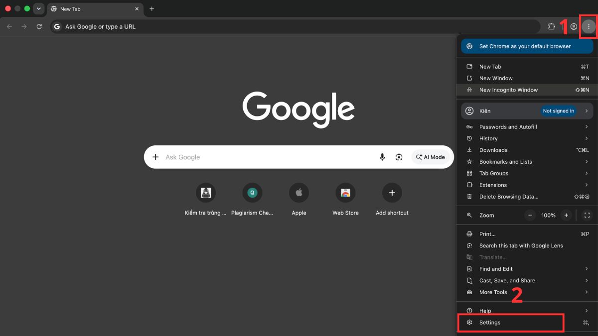Sửa lỗi mã lượt phát trên YouTube bằng cách xóa dữ liệu và bộ nhớ cache - bước 1