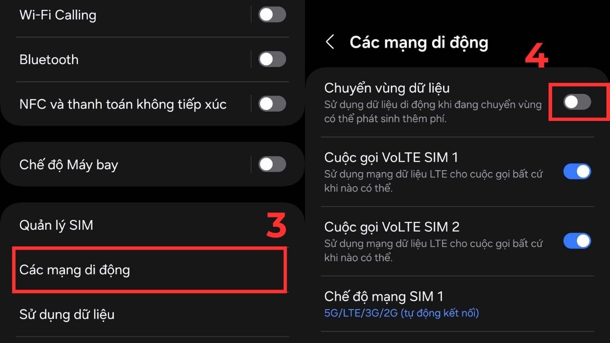 Cách chuyển vùng Singapore trên Android - bước 2