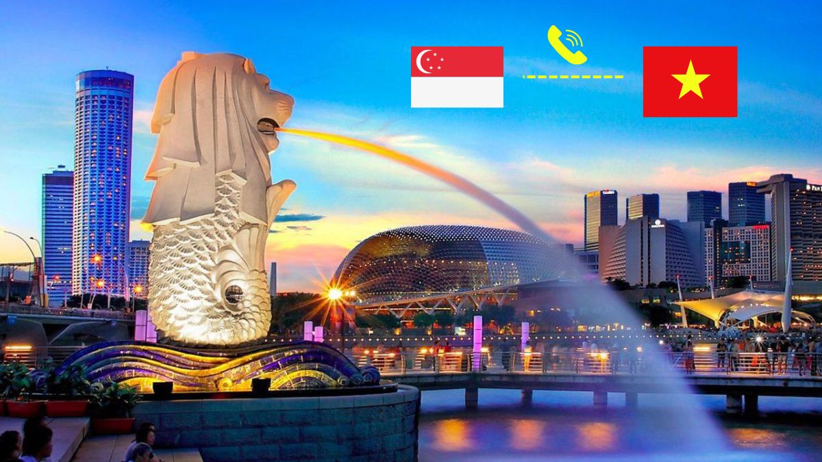 Cách gọi điện từ Singapore về Việt Nam