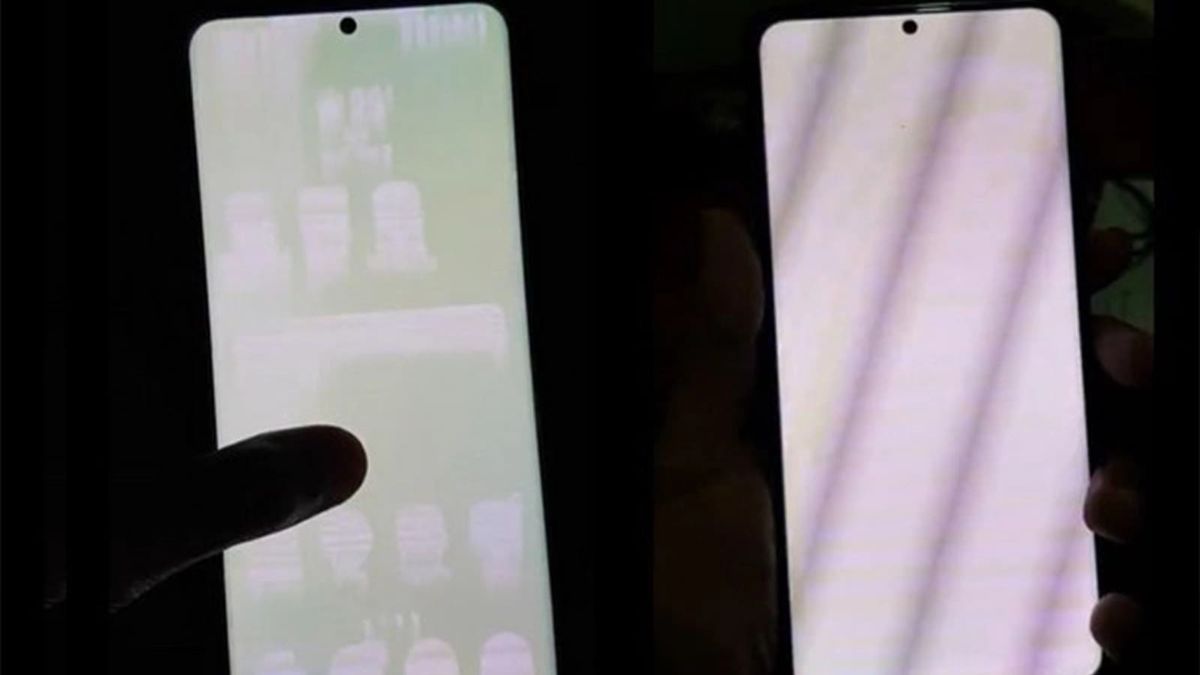 Dấu hiệu nhận biết màn hình Samsung bị nhấp nháy