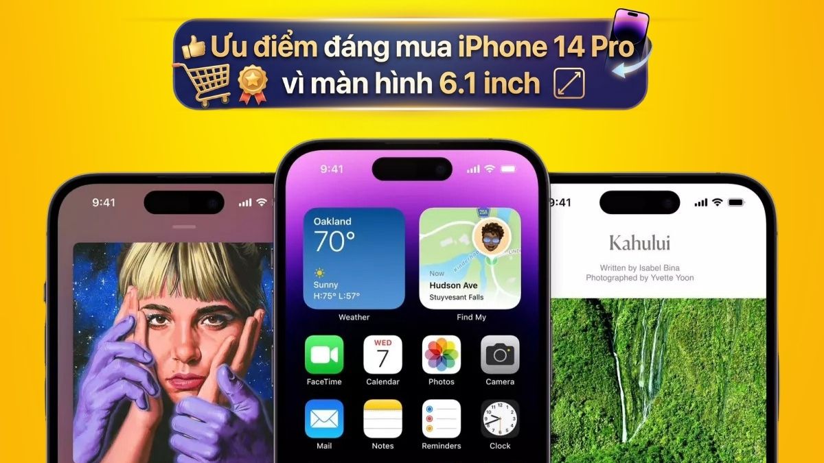 Cân nhắc mua iPhone 14 Pro với màn hình 6.1 inch