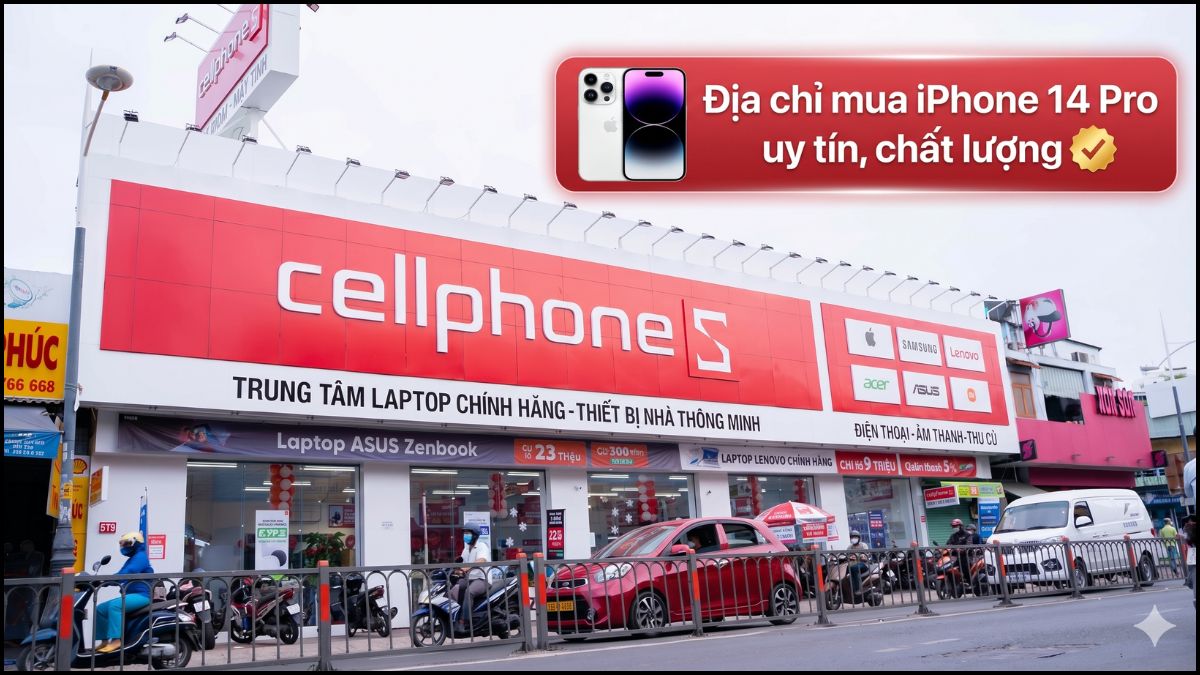CellphoneS là địa chỉ mua iPhone 14 Pro uy tín, chất lượng