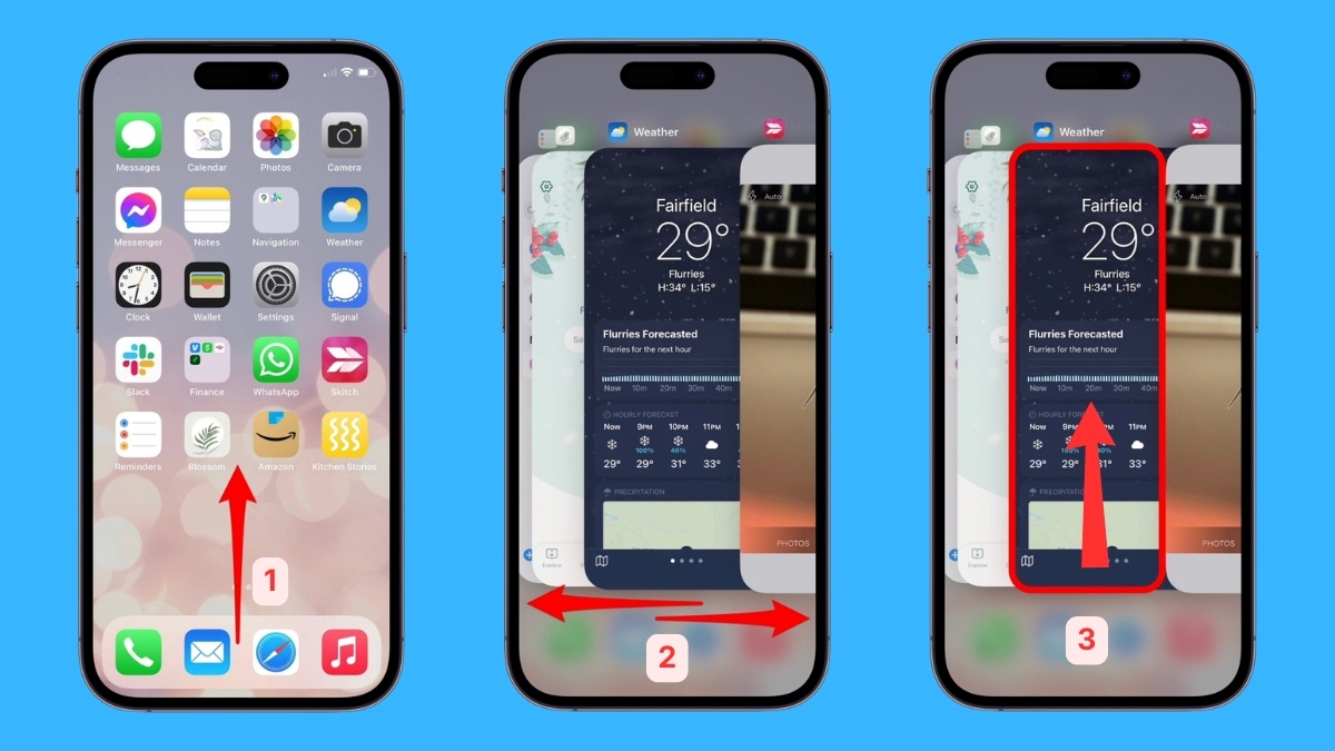 Tắt ứng dụng chạy nền để khắc phục màn hình iPhone bị liệt 1 góc