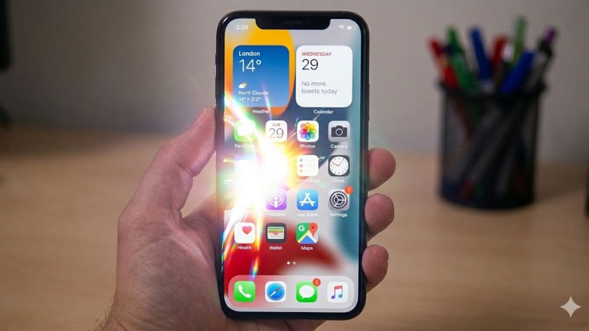Dấu hiệu nhận biết màn hình iPhone bị phản quang