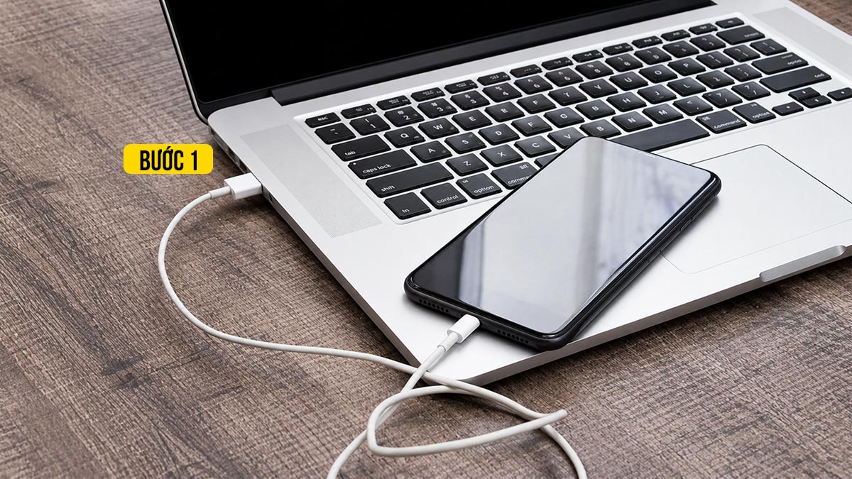 Đưa iPhone về chế độ DFU và khôi phục qua iTunes/Finder khi màn hình iPhone bị vệt xanh - bước 1
