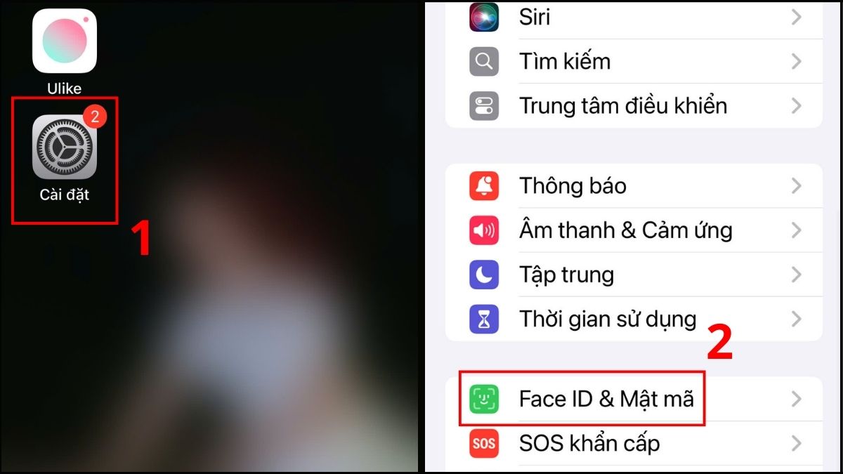 Sửa lỗi không vuốt được Trung tâm kiểm soát khi khoá màn hình - bước 1