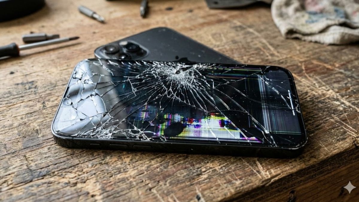 Màn hình iPhone bị nứt, vỡ khiến màn hình iPhone không vuốt được