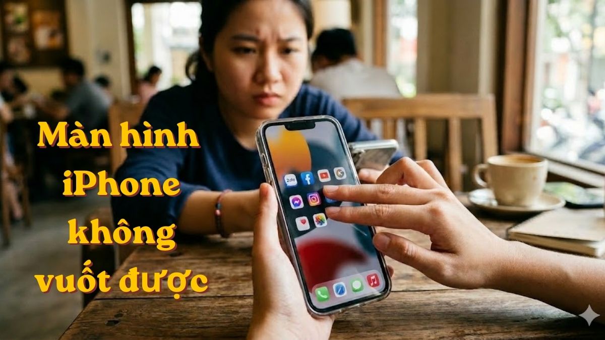 Màn hình iPhone không vuốt được: Nguyên nhân, cách khắc phục