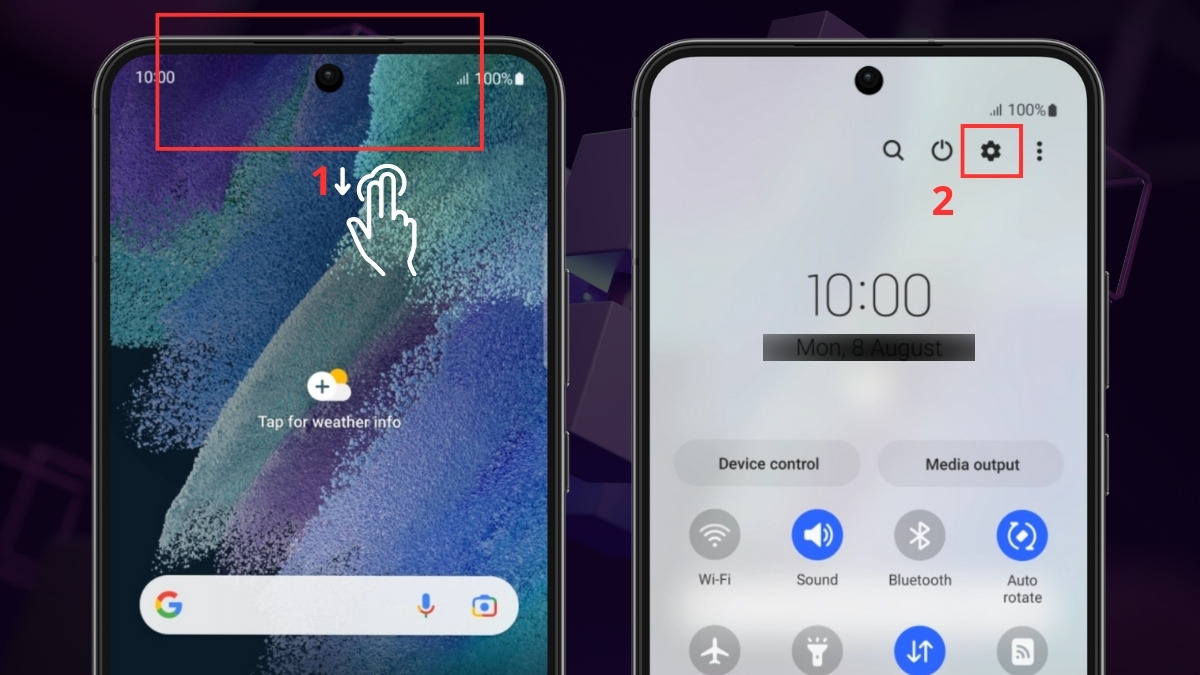 Khôi phục cài đặt gốc khi màn hình Samsung S21 FE bị sọc - bước 1