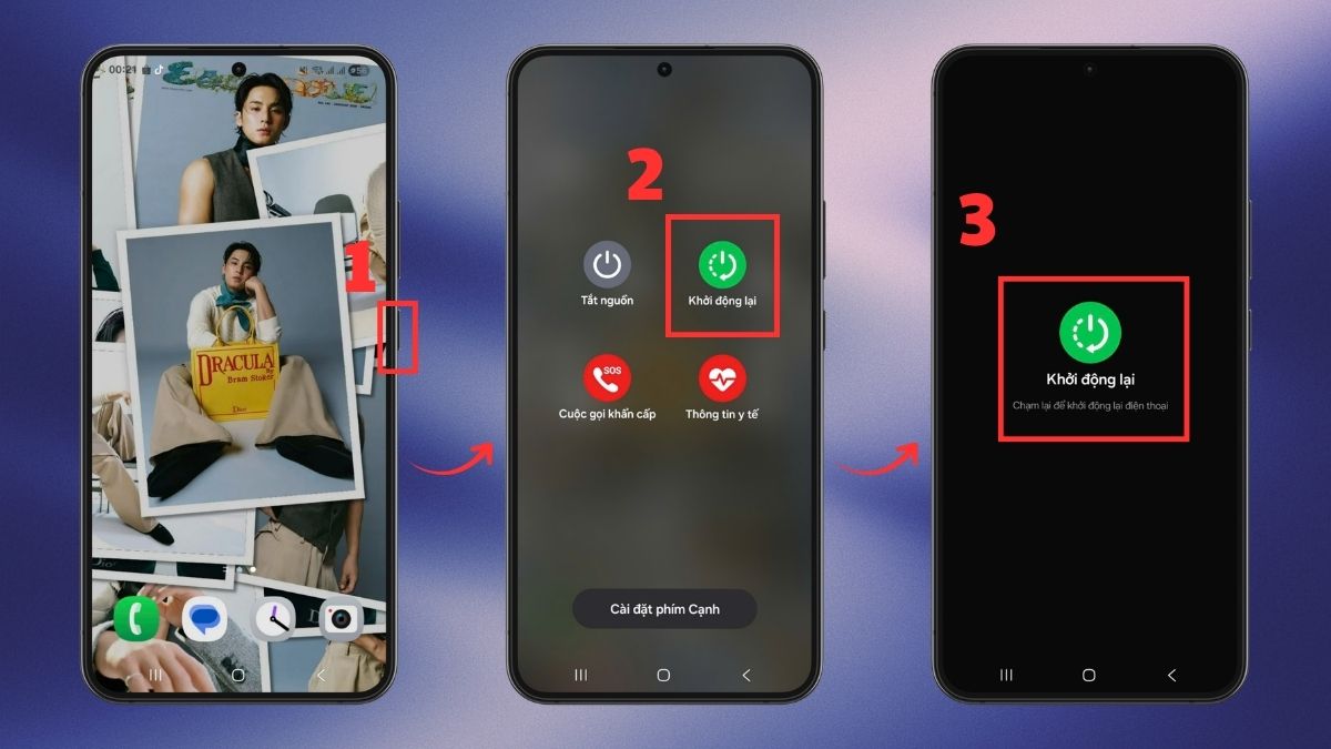 Khởi động lại Android khi mạng yếu