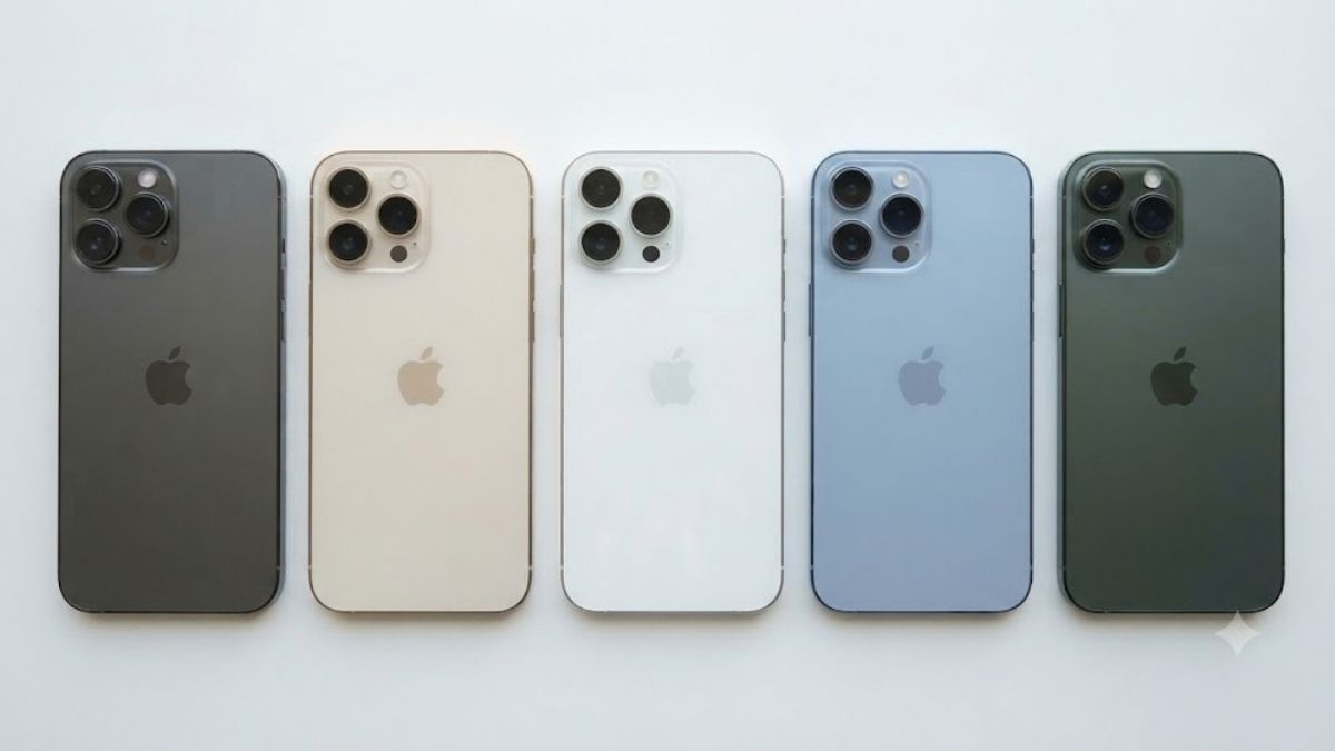 Các phiên bản màu sắc của mặt sau iPhone 13 Pro Max