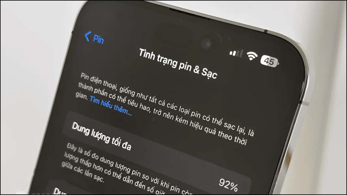 Mức pin iPhone cũ nên chọn khi mua nằm khoảng 90-99%