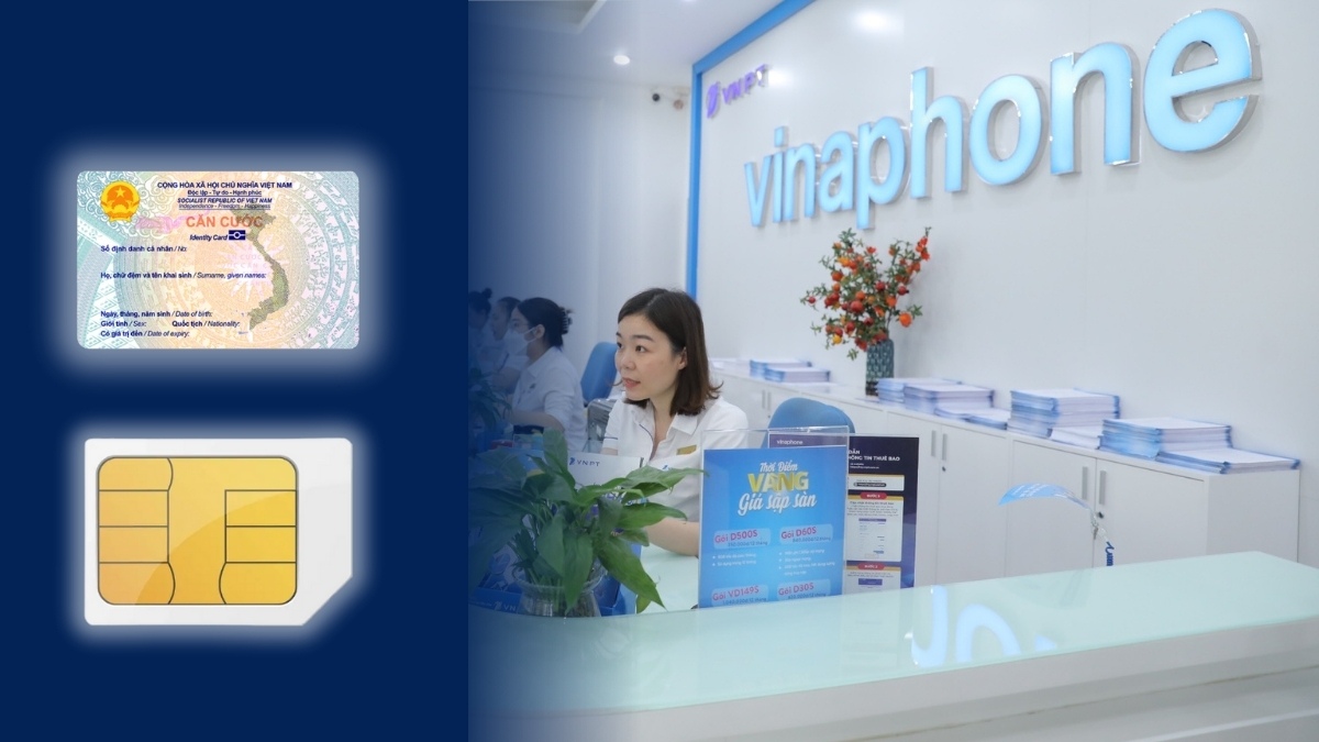 Chuyển SIM thường sang Nano SIM với mạng VinaPhone - bước 1