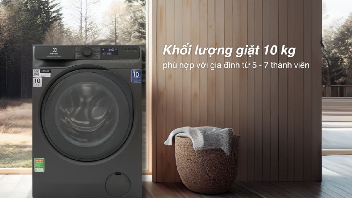 Mẫu máy giặt Electrolux UltimateCare 500 Inverter 10 kg