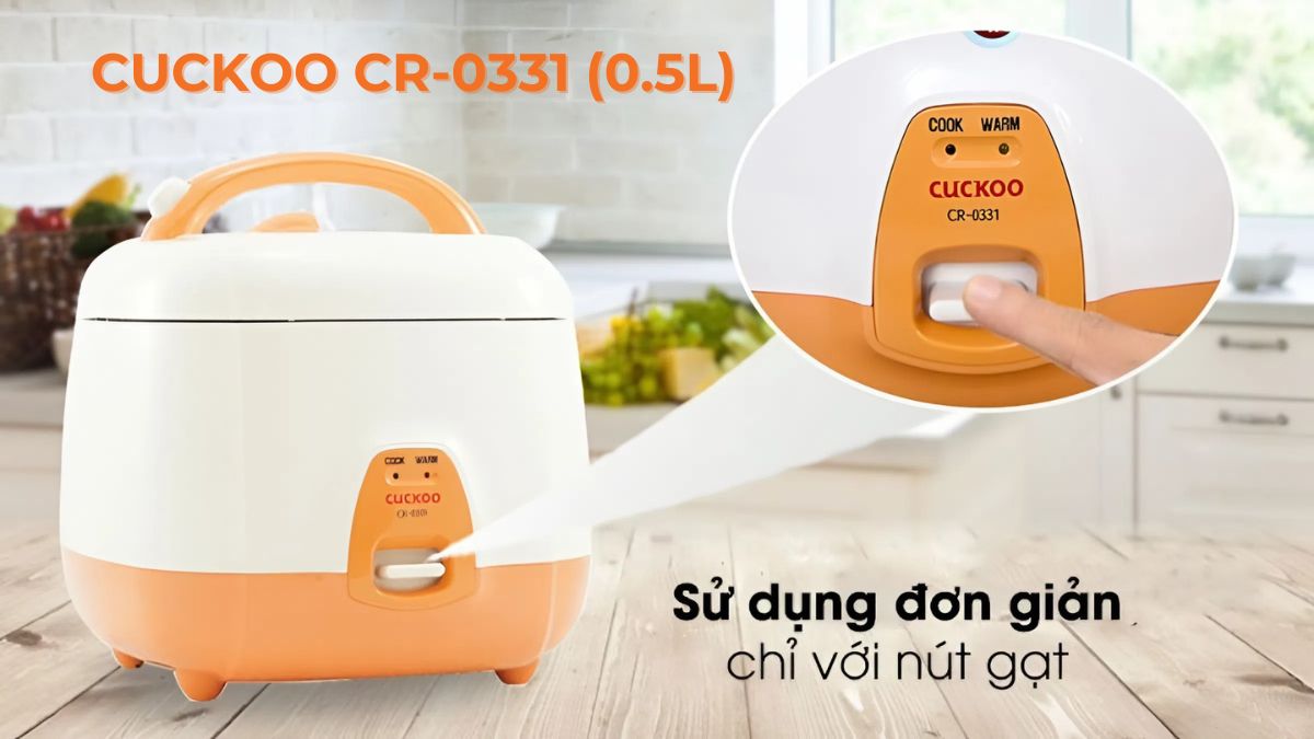 Nồi cơm điện mini Cuckoo CR-0331