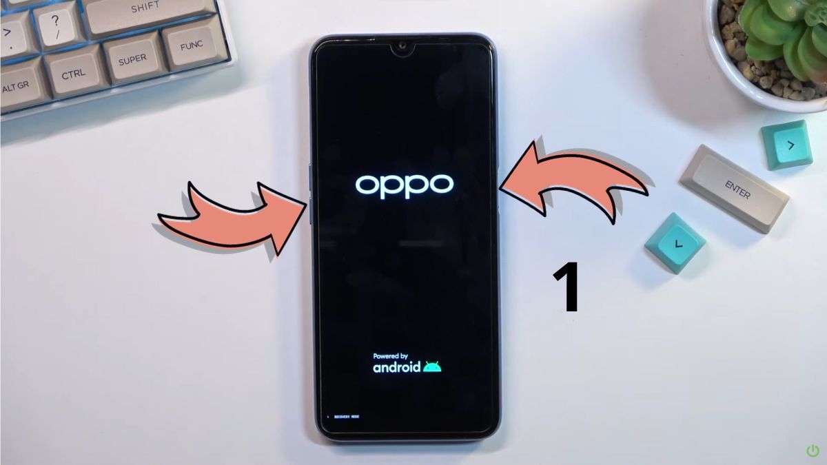 Cách sửa lỗi Oppo bị treo logo khi truy cập được chế độ Recovery - bước 1