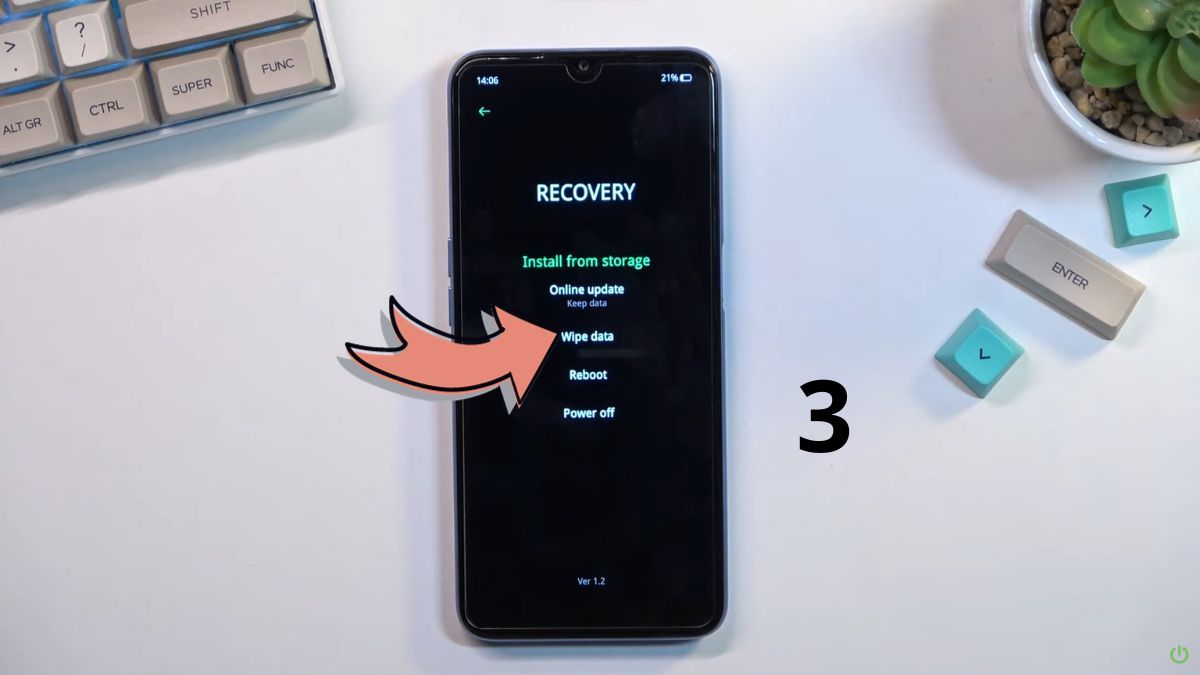 Cách sửa lỗi Oppo bị treo logo khi truy cập được chế độ Recovery - bước 3