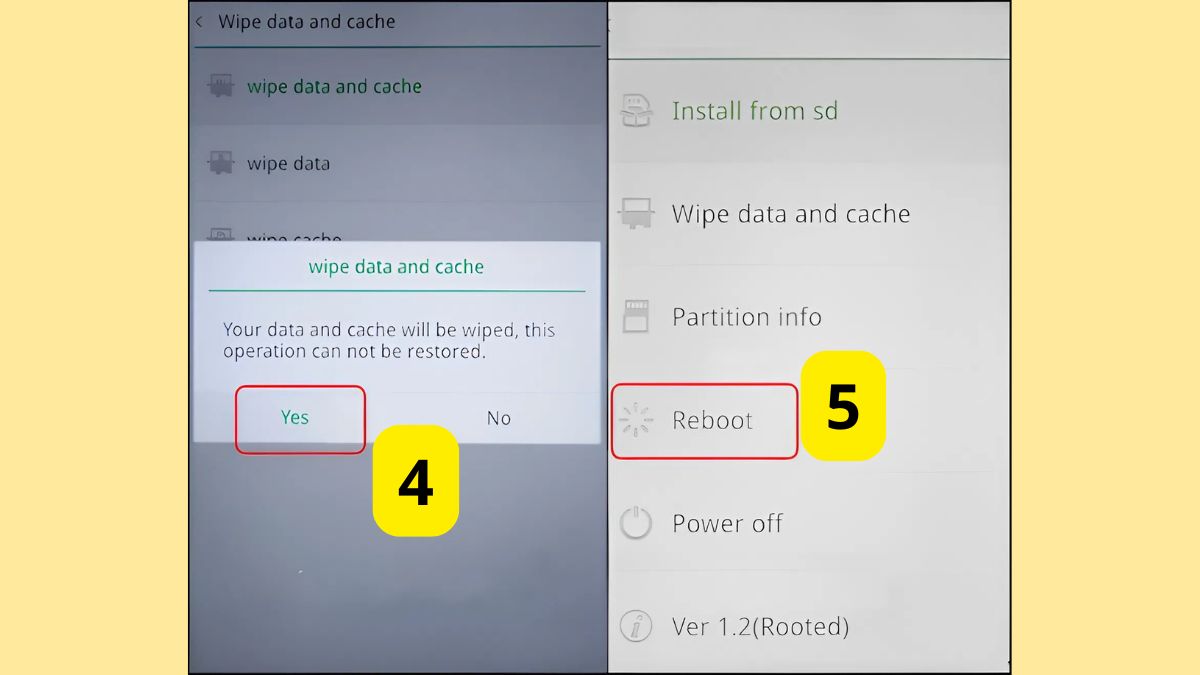 Cách sửa lỗi Oppo bị treo logo khi truy cập được chế độ Recovery - bước 4