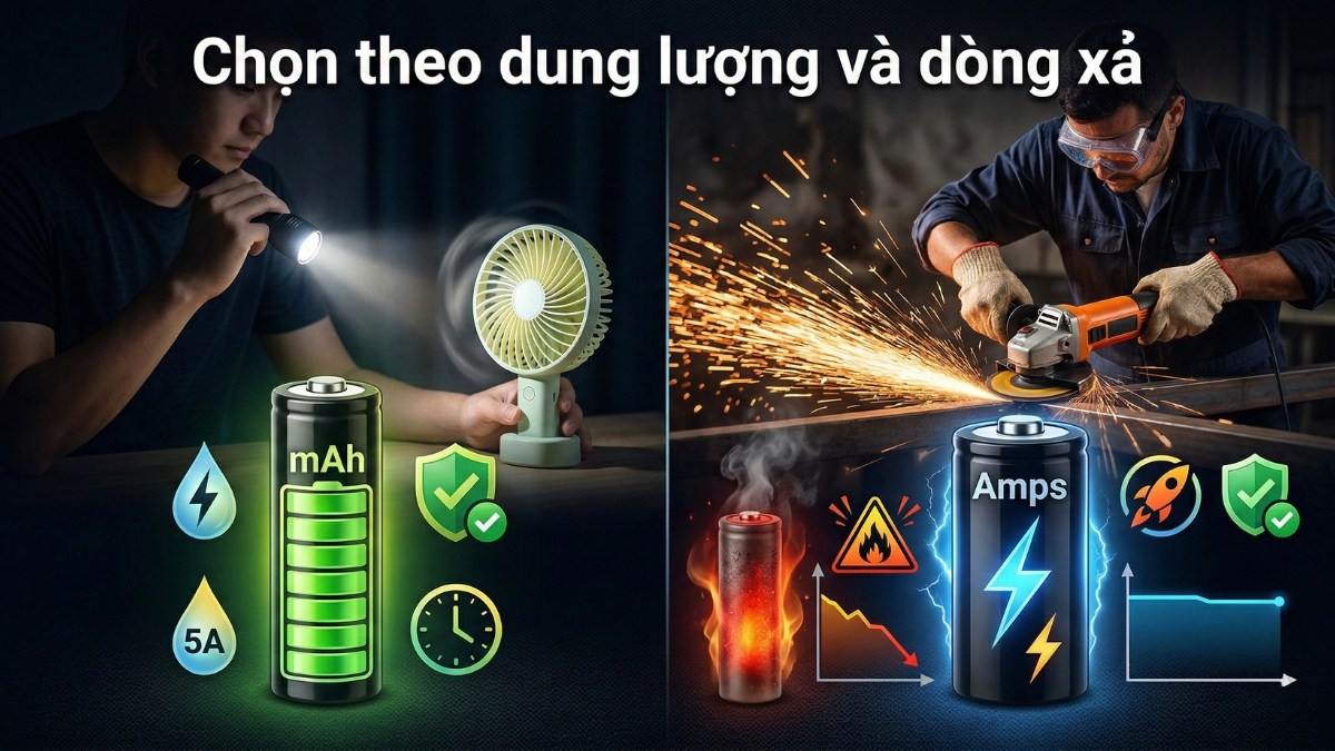 Cách chọn pin 18650 dung lượng cao và an toàn nhất 