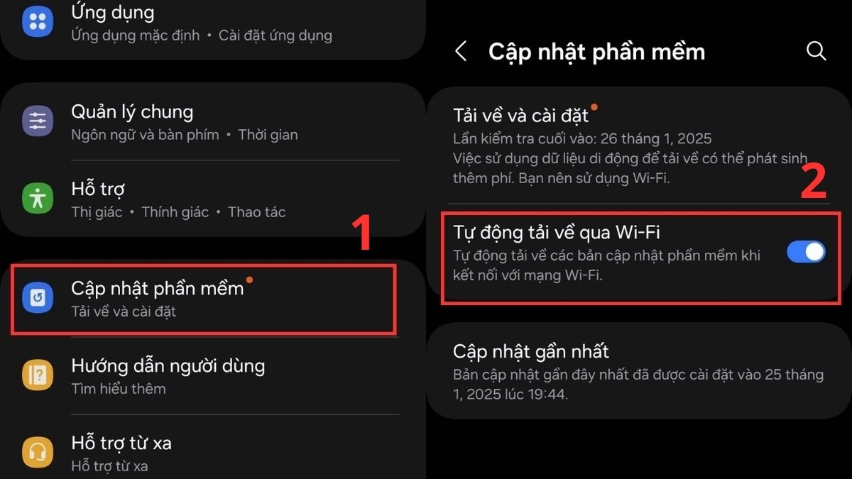 Tắt chế độ tự động Update trên Android khi pin tụt nhanh khi không sử dụng 