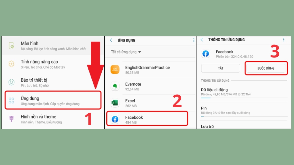 Tắt các ứng dụng chạy ngầm Android khi pin tụt nhanh khi không sử dụng 