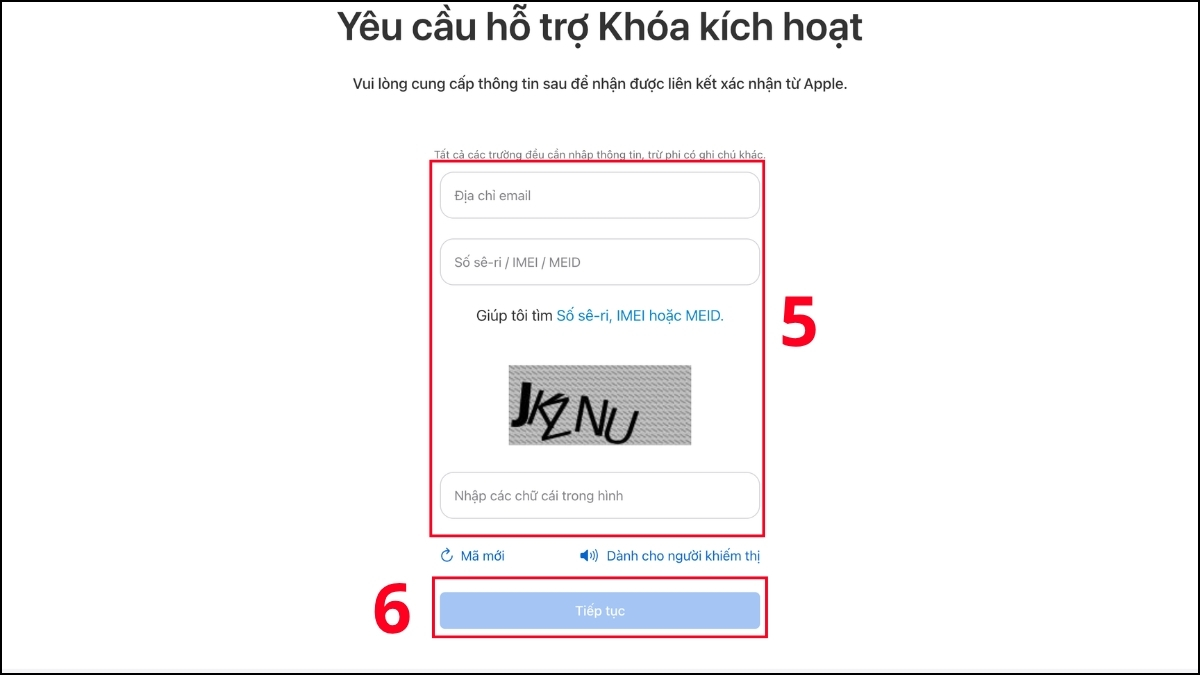 Cách kích hoạt iPhone khi quên ID Apple bằng thông tin xác minh - bước 3