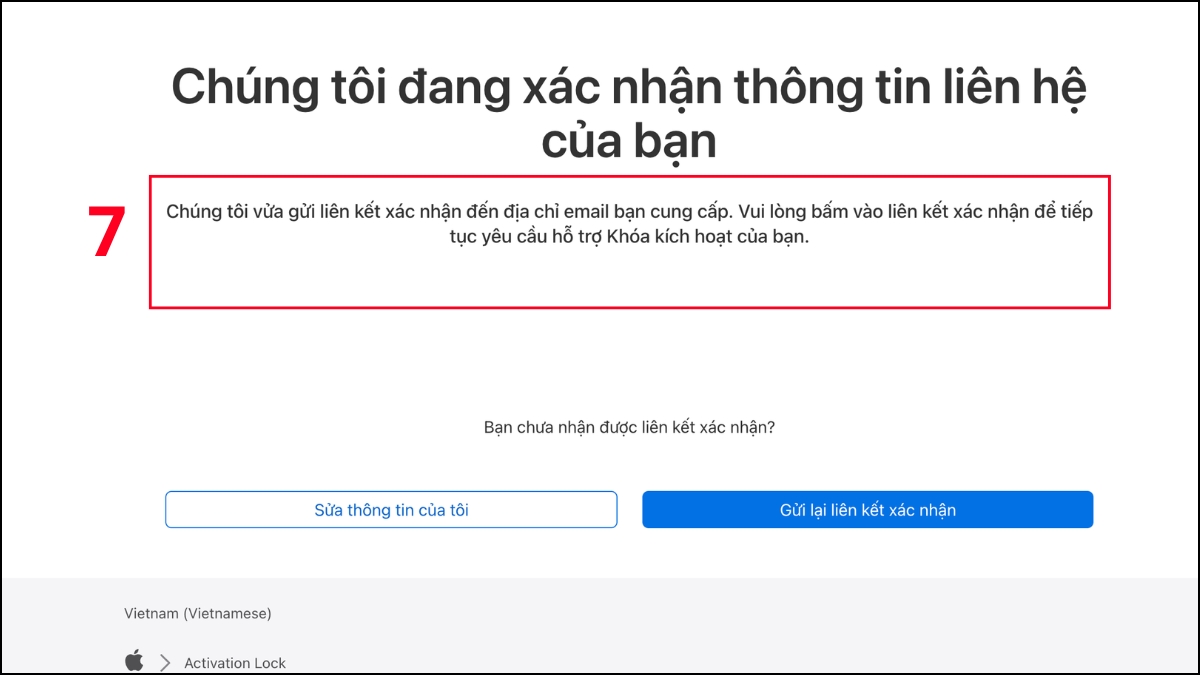 Cách kích hoạt iPhone khi quên ID Apple bằng thông tin xác minh - bước 4