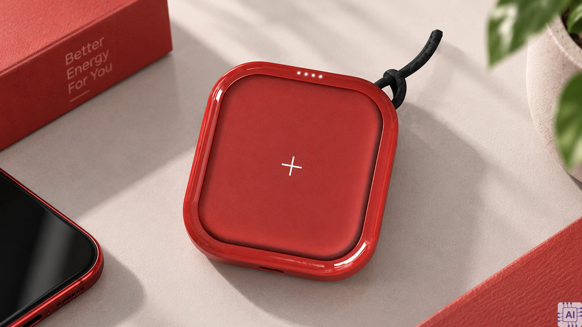 Sạc dự phòng màu đỏ Mipow Cube X SPX01W-T-BK 10.000mAh Version II 