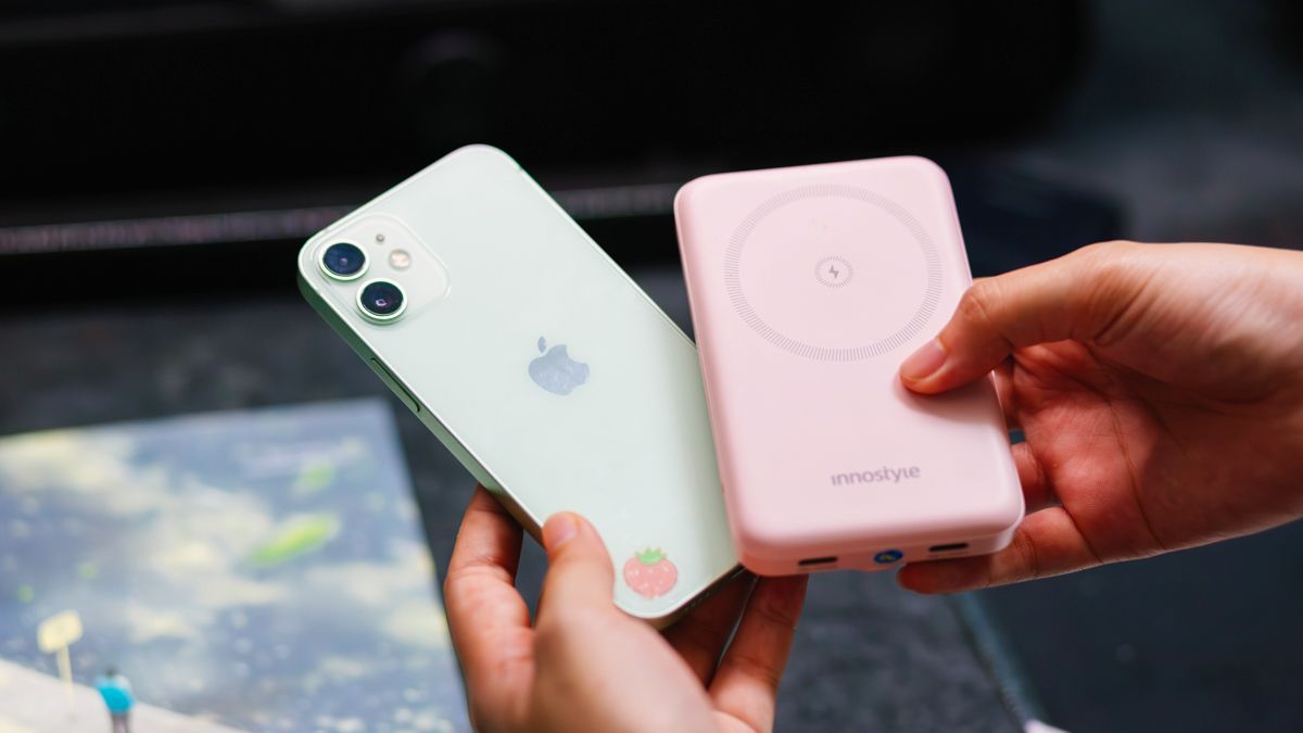 Pin sạc dự phòng màu hồng Innostyle PowerMag Slim 10000mAh
