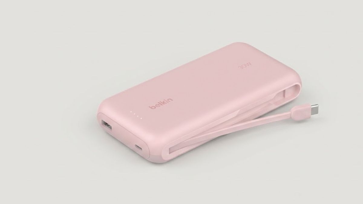 Pin sạc dự phòng màu hồng Belkin Boost Charge 20000mAh PD 30W
