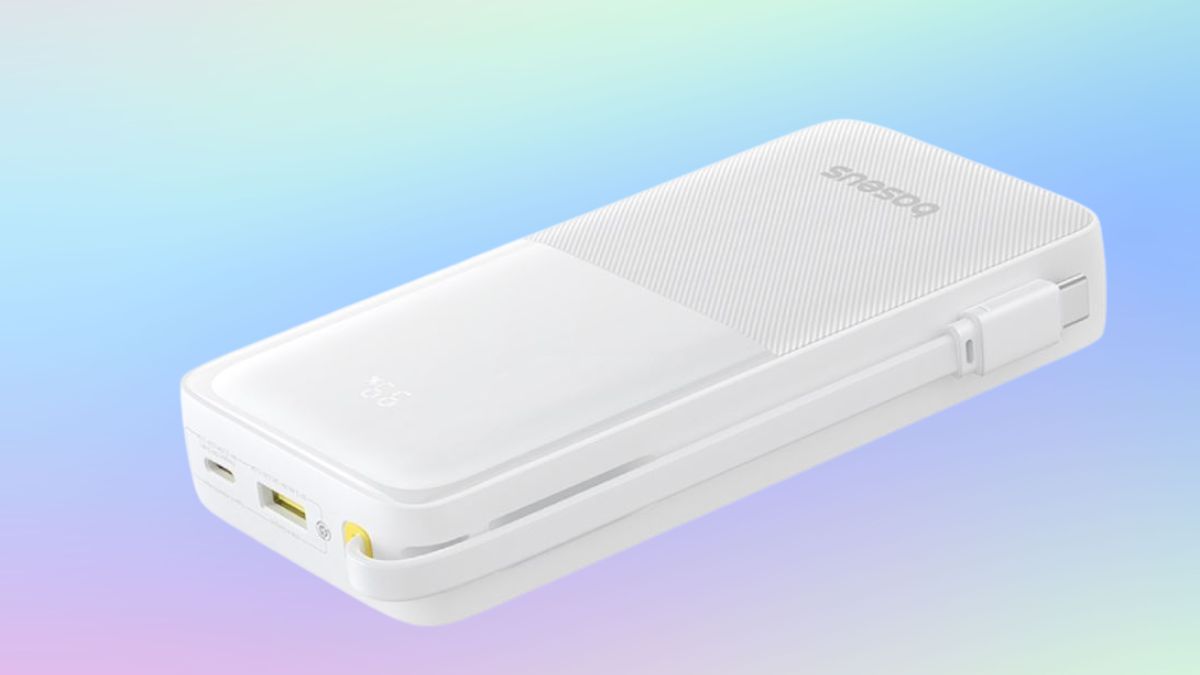 Sạc dự phòng màu trắng Baseus Bipow 2 Digital Display 20000mAh 20W