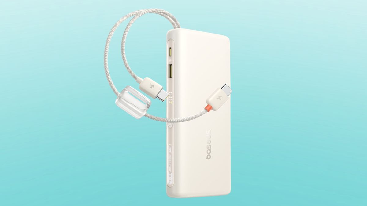 Sạc dự phòng màu trắng Baseus Enerfill FC41 20000mAh 100W