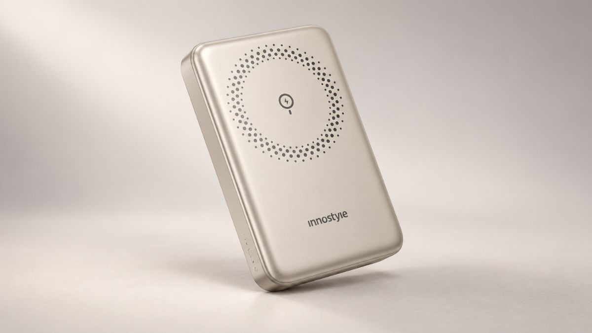 Sạc dự phòng màu vàng Innostyle PowerMag Slim 10000mAh 20W