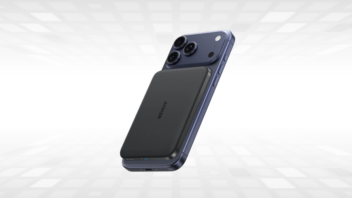 Sạc dự phòng màu xanh Anker Nano MagGo Ultra Slim A1665 5.000mAh