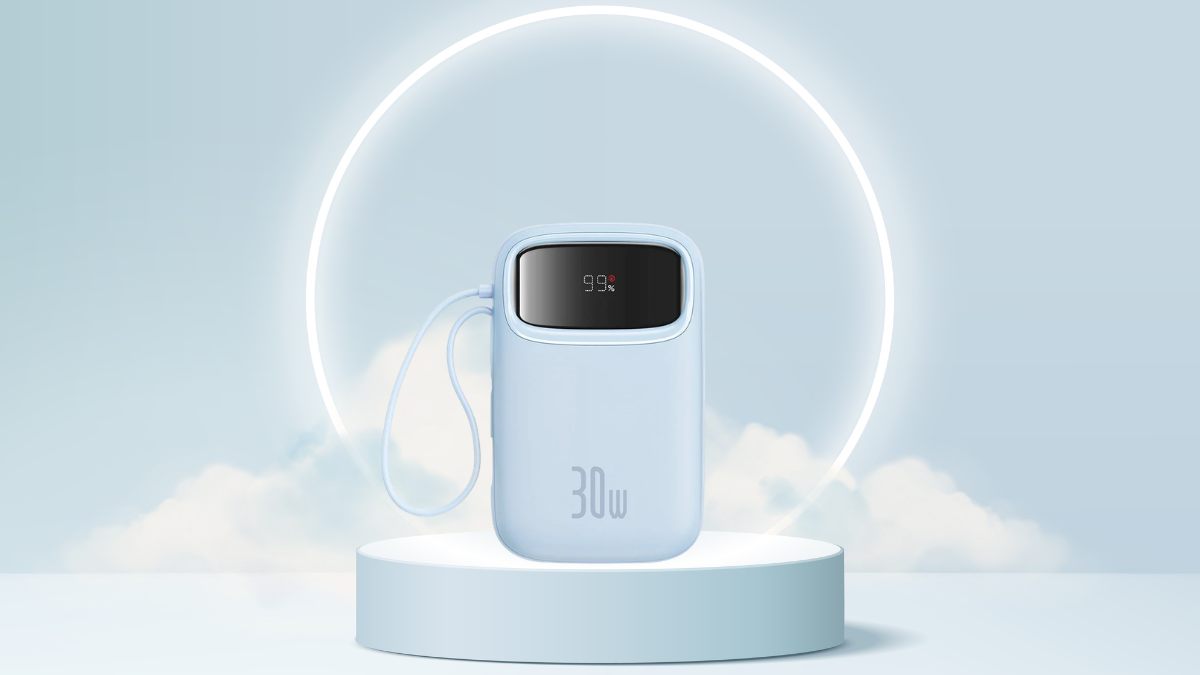 Sạc dự phòng màu xanh Baseus Qpow2 10.000mAh 30W