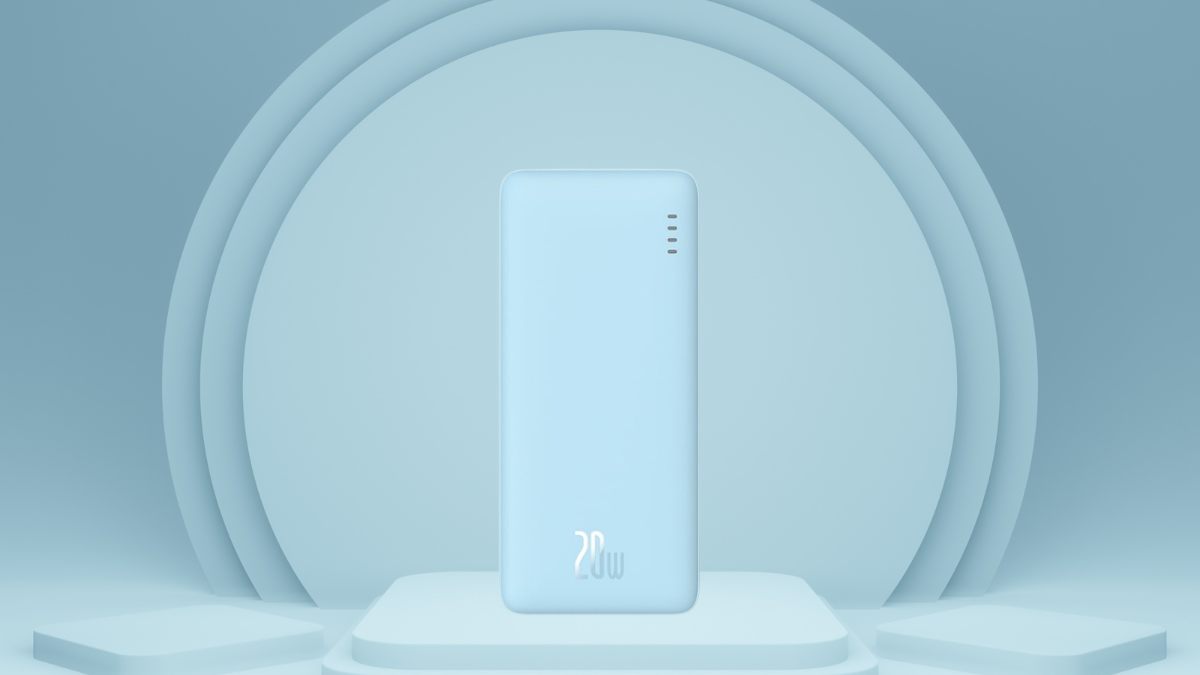Sạc dự phòng màu xanh Baseus Airpow Fast Charge 20.000mAh