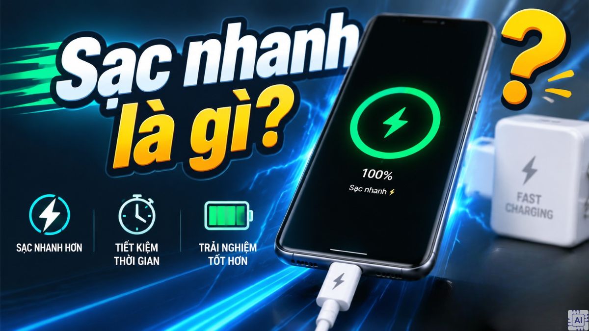 Tìm hiểu về công nghệ sạc nhanh trên điện thoại