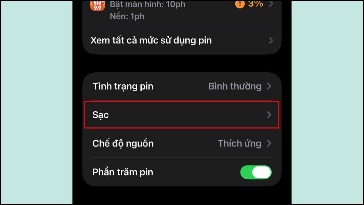Cách sạc nhanh an toàn cho iPhone - bước 3