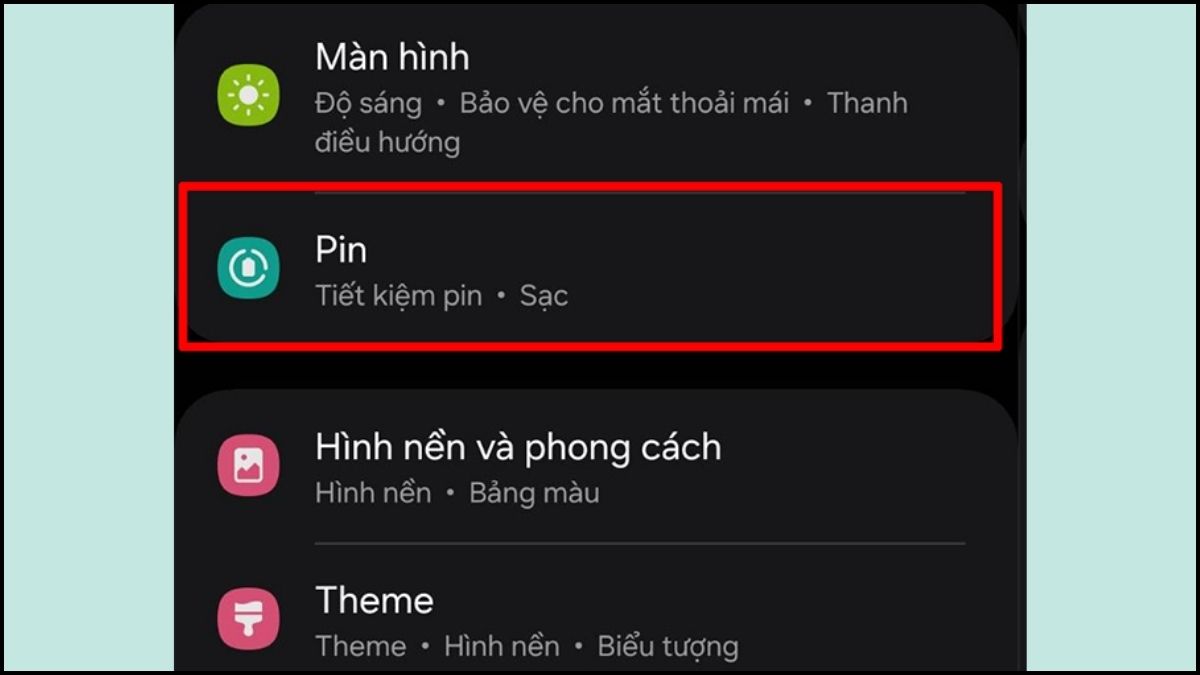 Cách sạc nhanh an toàn cho Android - bước 2