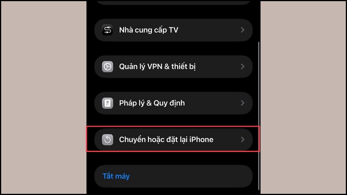 Khắc phục Safari bị lỗi bằng cách đặt lại tất cả cài đặt - bước 2