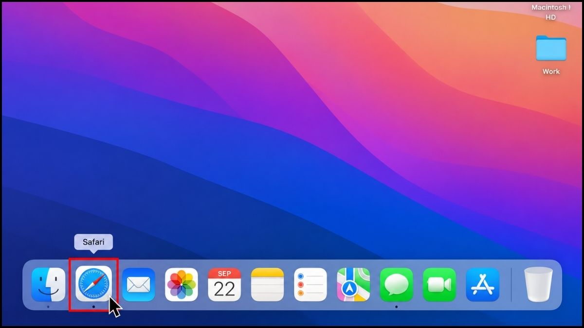 Khắc phục Safari bị lỗi trên Macbook bằng cách xóa bộ nhớ đệm - bước 1