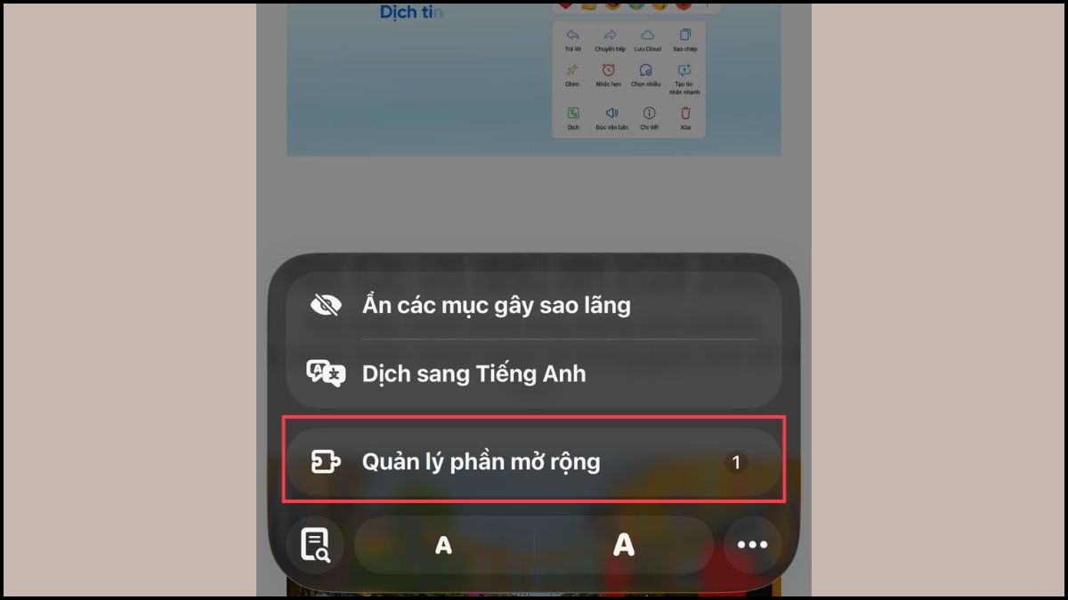 Khắc phục Safari bị lỗi bằng cách tắt các tiện ích gây xung đột - bước 2
