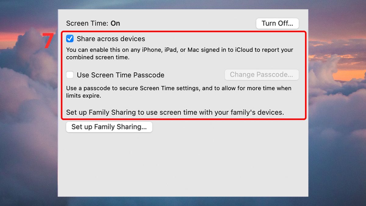Cách cài đặt Screen Time trên Macbook - bước 6