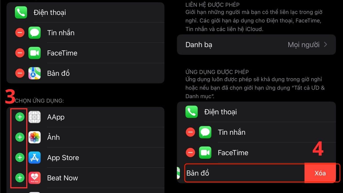 Screen Time được sử dụng mọi lúc - bước 2