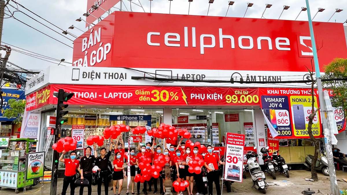 CellphoneS là nơi mua máy giặt chính hãng