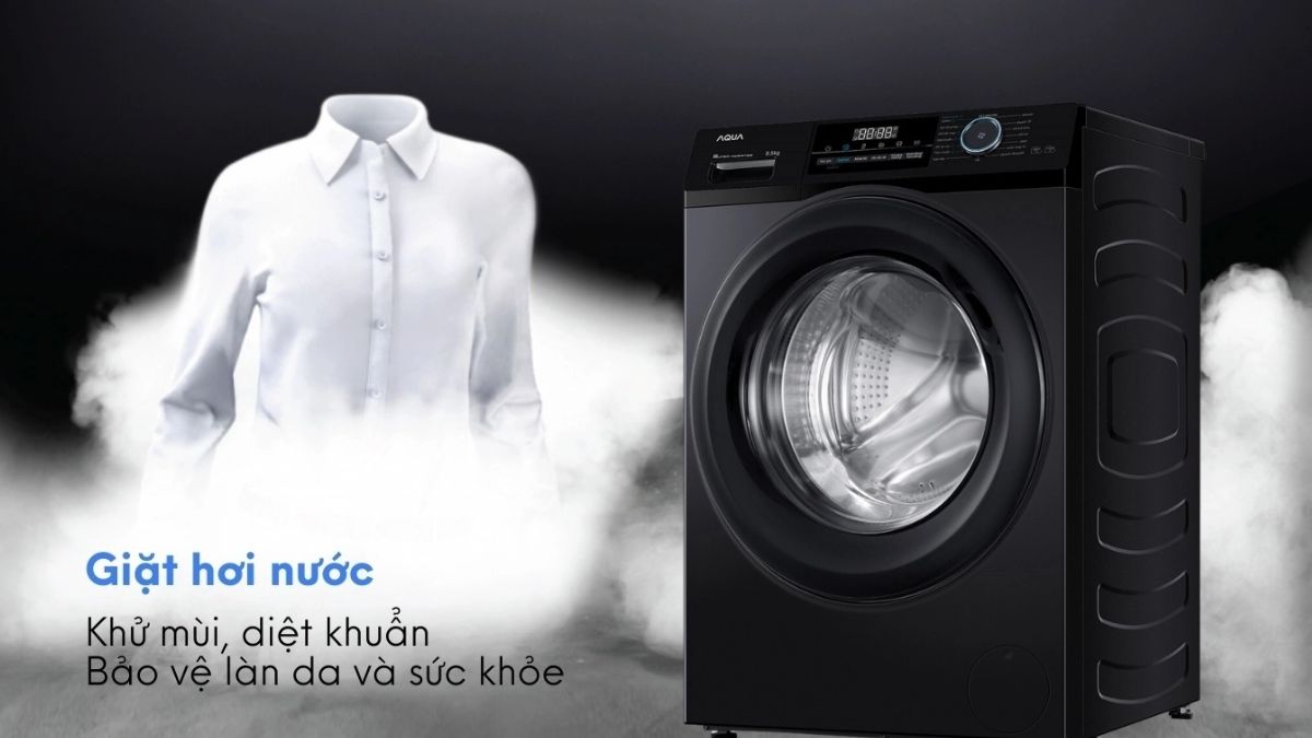 Mẫu máy giặt Aqua Inverter 8.5 kg AQD-A852J BK