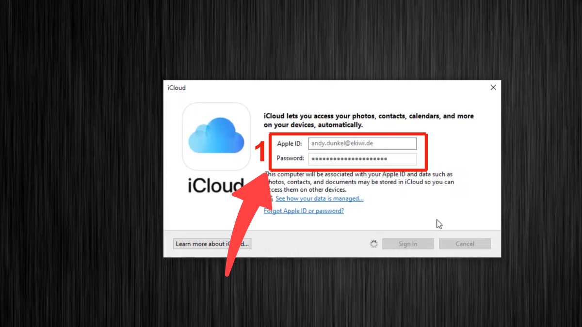 Đồng bộ mail, danh bạ, lịch và lời nhắc trên tất cả các thiết bị - bước 1
