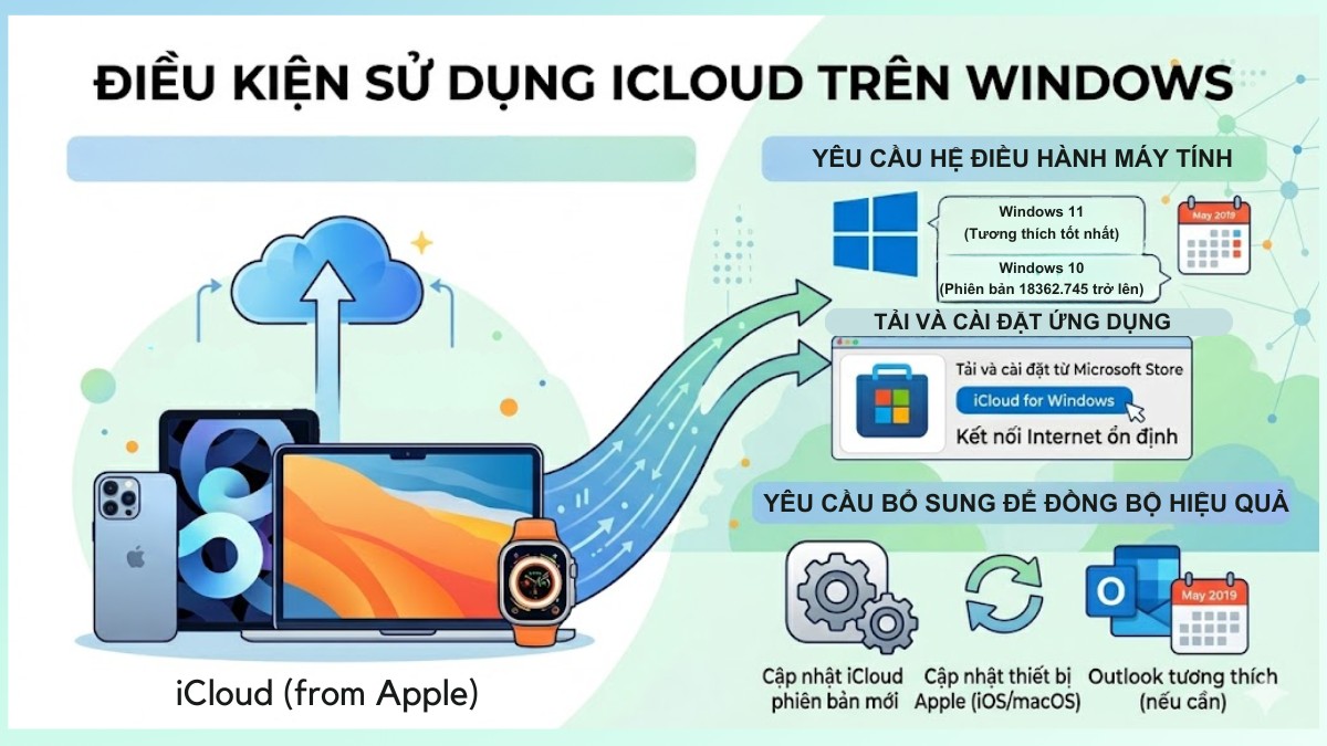 Điều kiện tải iCloud cho Windows