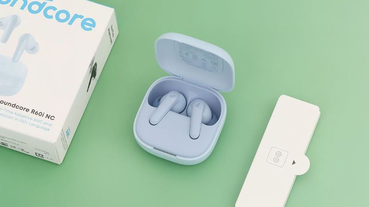 Tai nghe Bluetooth màu xanh True Wireless Anker Soundcore R60i NC