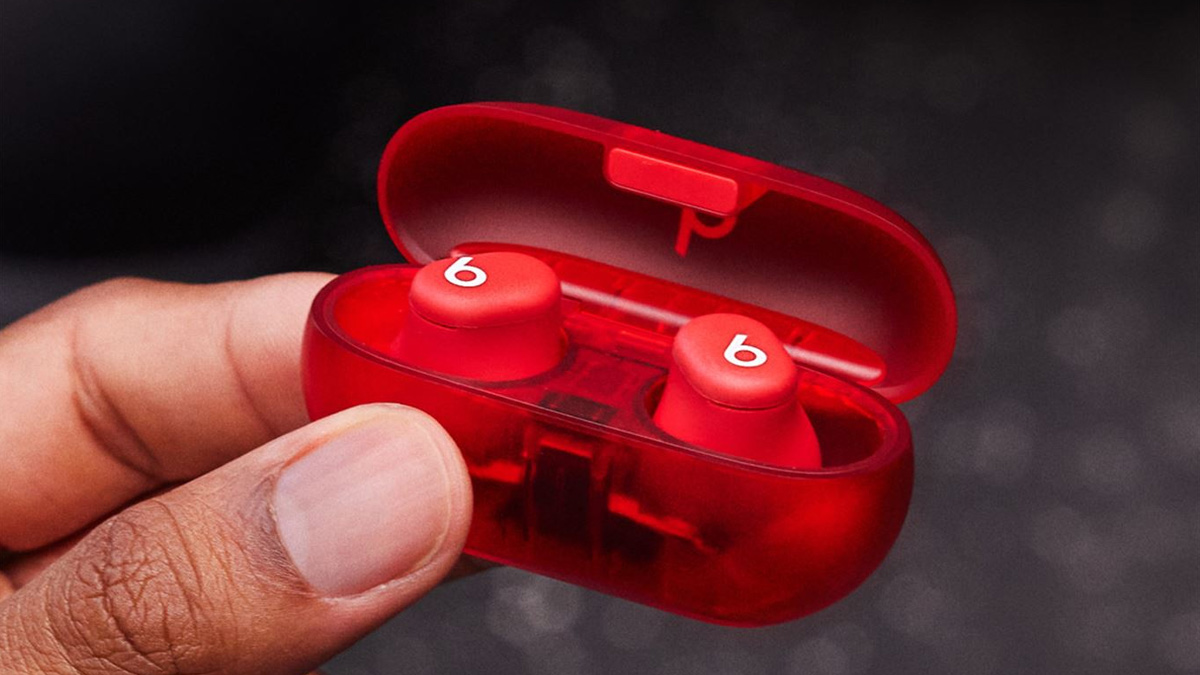 Tai nghe Bluetooth không dây màu đỏ True Wireless Beats Solo Buds